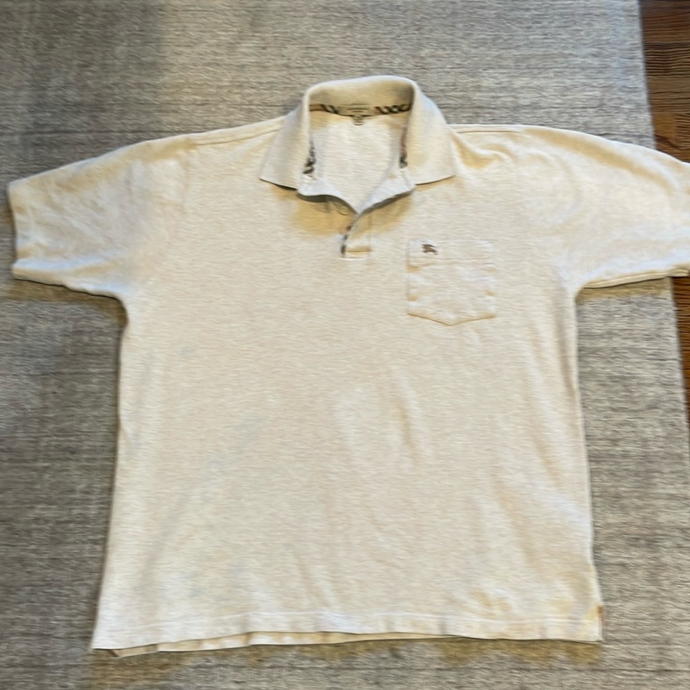 Burberry official Men’s Polo short Sleeve size large